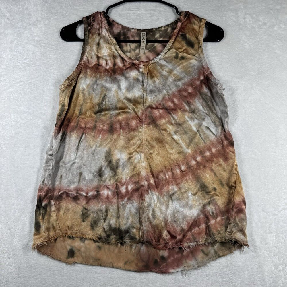 XCVI Wearables Sleeveless Top Tank Top Women's‎ XS Raw Hem